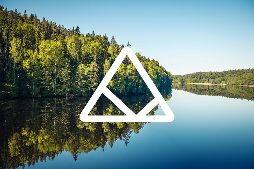 Arctic Legacy logo against a nature background